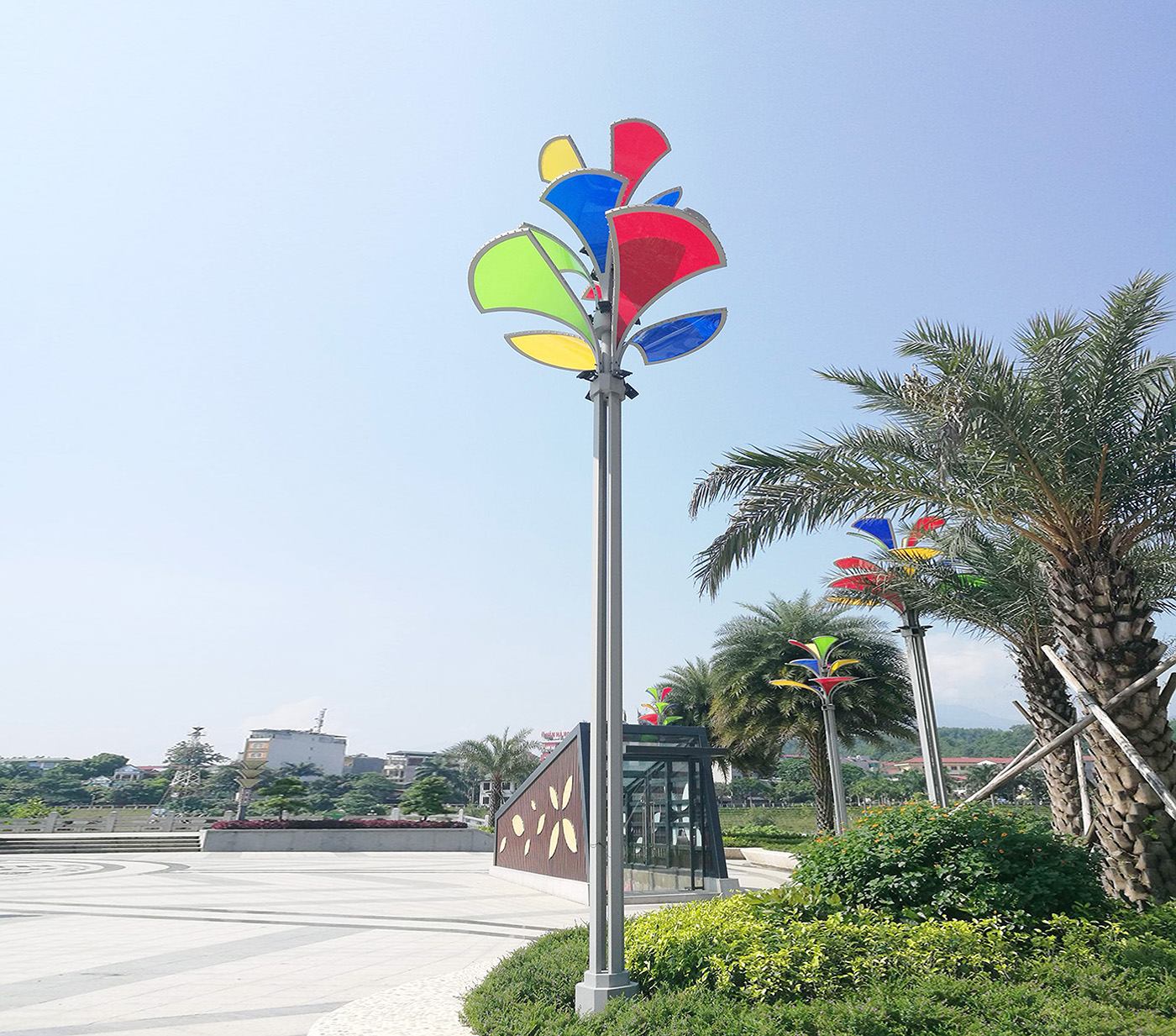 云南紅河洲河口縣國門形象景觀照明提升改造項目